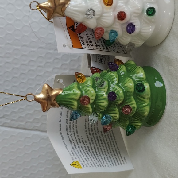 Target Wondershop Retro Lit Tree Ornament NWT Set of 2 L - Picture 3 of 5